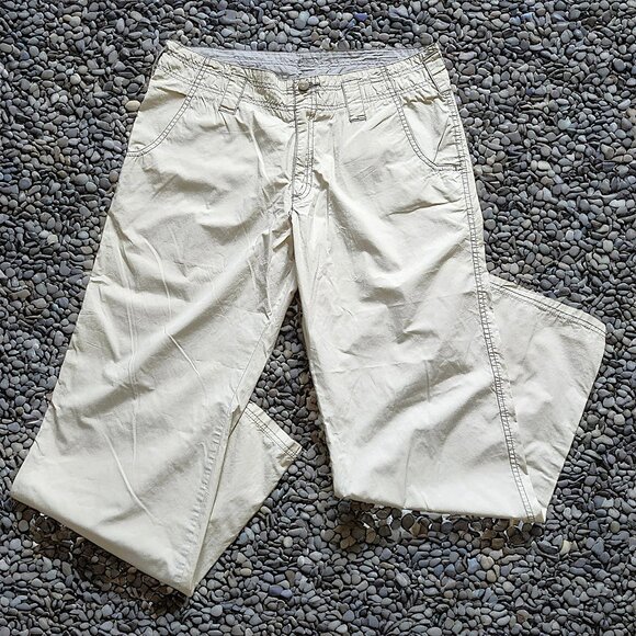 NWOT Y2K Vintage 90s UNGARO Cotton Parachute Pants – Effortless Summer Style